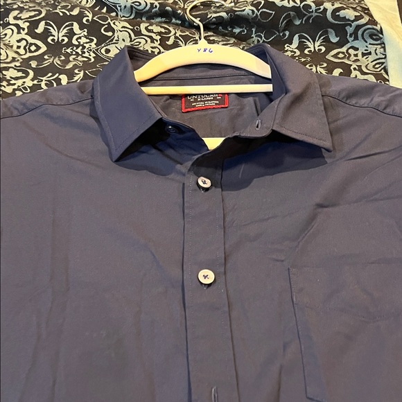 UNTUCKit Navy Casual Button Down Shirt - Picture 5 of 9